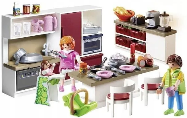 PLAYMOBIL® my Life 71509 Tiny House i 9269 Duża rodzinna kuchnia - obrazek 5